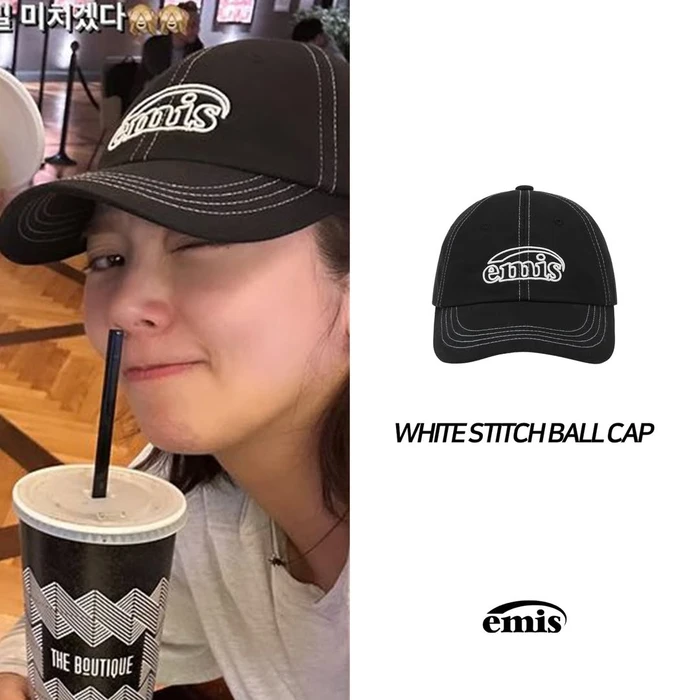 Mũ Lưỡi Chai EMIS CHÍNH HÃNG Viền Chỉ Trắng Logo Viền Thêu Nổi - Ảnh 3