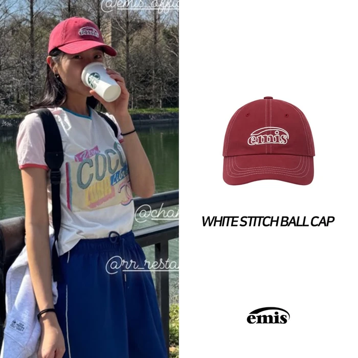 Mũ Lưỡi Chai EMIS CHÍNH HÃNG Viền Chỉ Trắng Logo Viền Thêu Nổi - Ảnh 4
