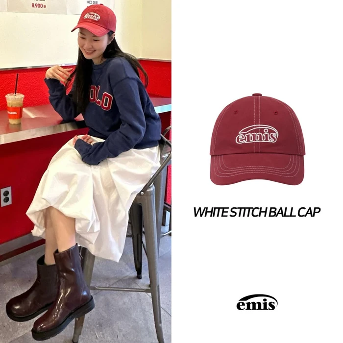 Mũ Lưỡi Chai EMIS CHÍNH HÃNG Viền Chỉ Trắng Logo Viền Thêu Nổi - Ảnh 9