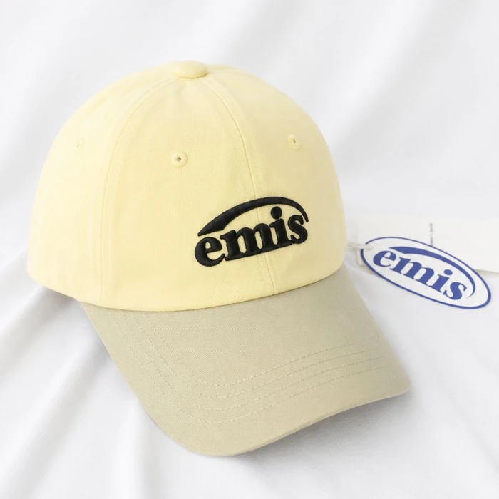 Mũ Lưỡi Chai EMIS CHÍNH HÃNG Phối Màu Logo Thêu Nổi Basic - BE - Ảnh 1