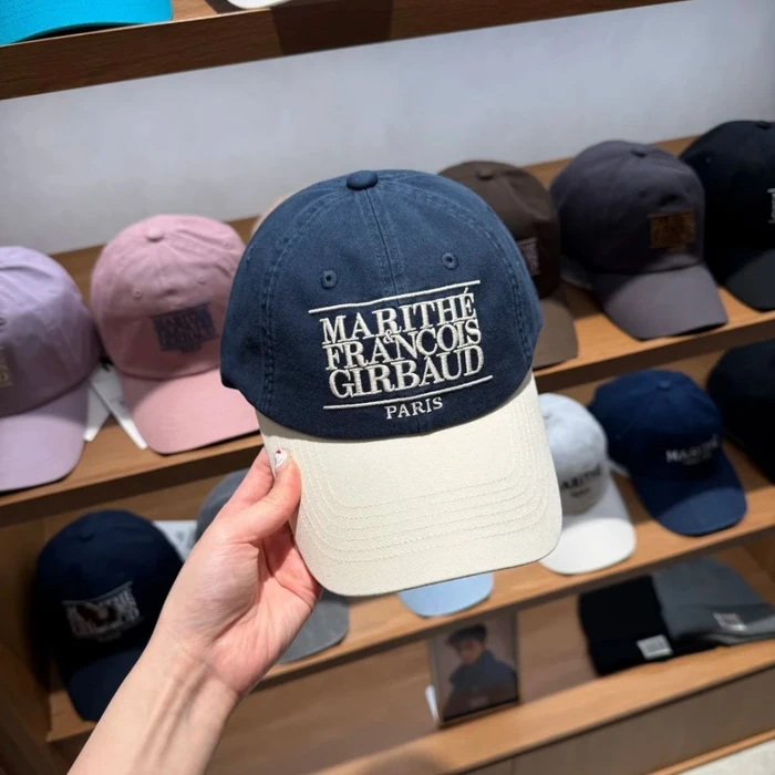 MŨ LƯỠI TRAI MARITHÉ CHÍNH HÃNG - MARITHÉ+FRANҪOIS GIRBAUD - CLASSIC LOGO 6PANEL COLOR BLOCK CAP - Ảnh 9