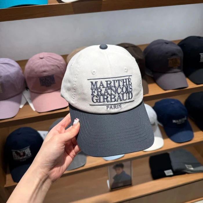 MŨ LƯỠI TRAI MARITHÉ CHÍNH HÃNG - MARITHÉ+FRANҪOIS GIRBAUD - CLASSIC LOGO 6PANEL COLOR BLOCK CAP - Ảnh 7