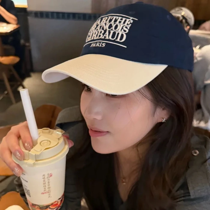 MŨ LƯỠI TRAI MARITHÉ CHÍNH HÃNG - MARITHÉ+FRANҪOIS GIRBAUD - CLASSIC LOGO 6PANEL COLOR BLOCK CAP - Ảnh 4